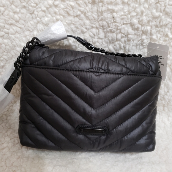 Rebecca Minkoff Edie Quilted Nylon Crossbody Bag - Picture 2 of 12